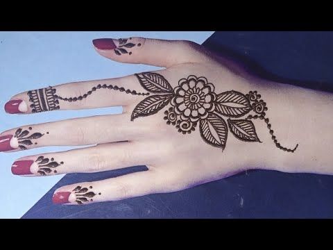 Detail Henna Tangan Sederhana Nomer 40