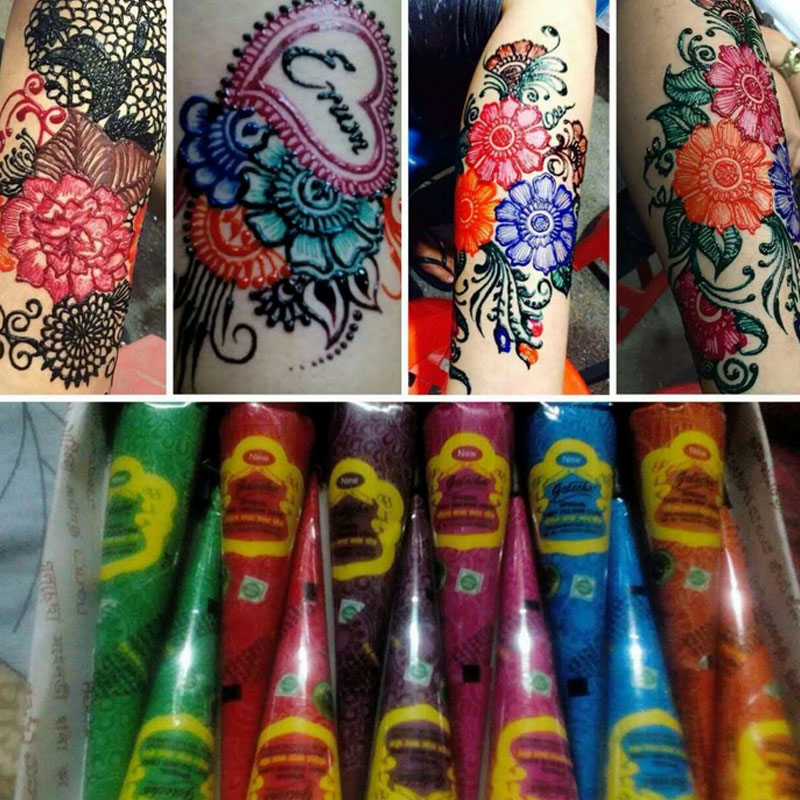 Detail Henna Warna Hijau Nomer 21