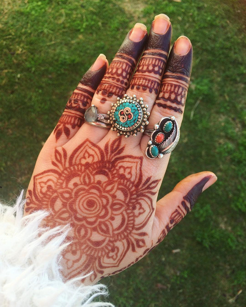 Detail Henna Warna Hijau Nomer 23