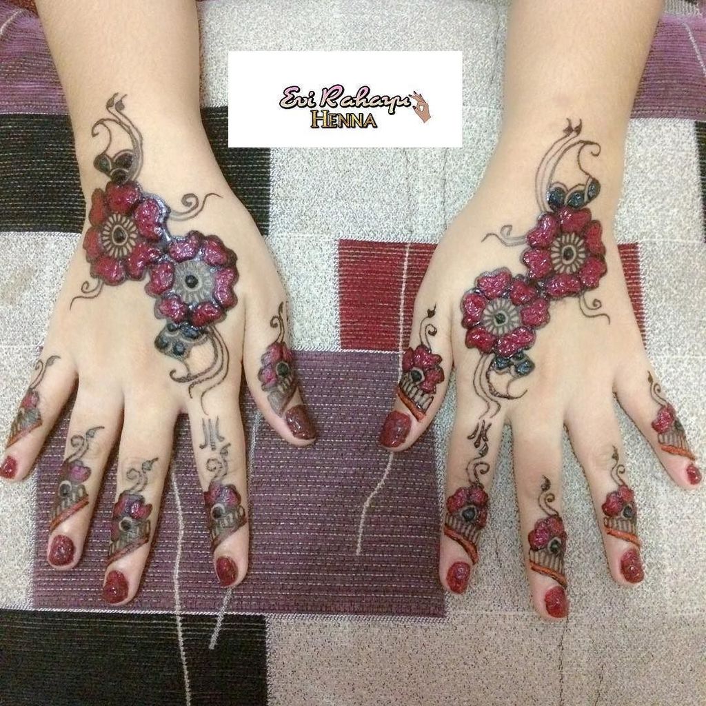 Detail Henna Warna Warni Nomer 18