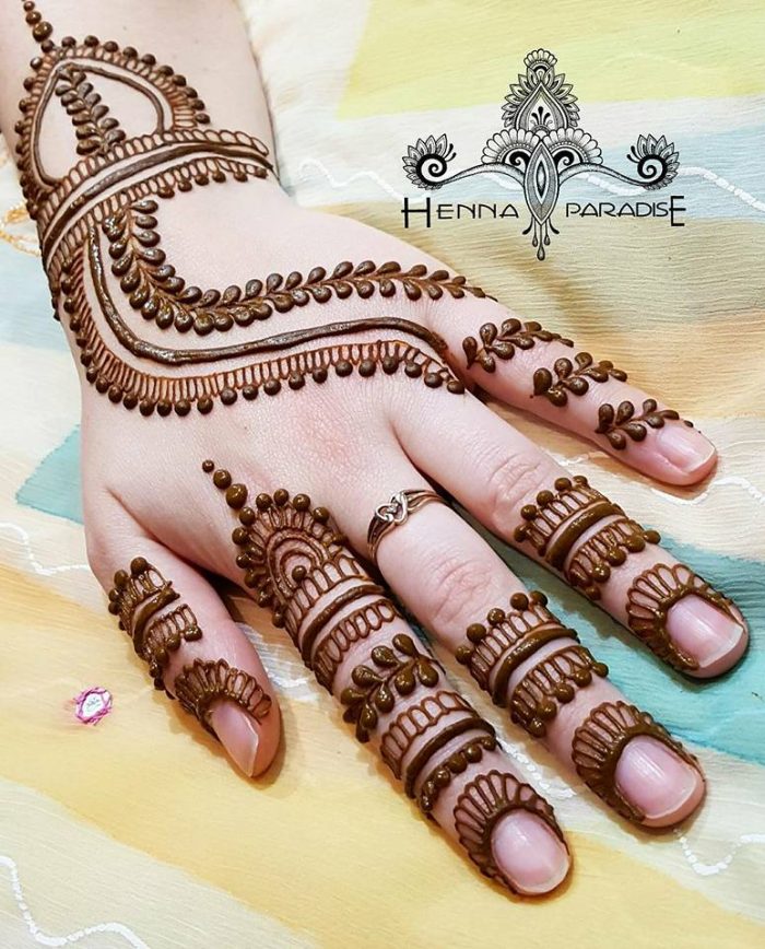 Detail Henna Yang Simple Nomer 43