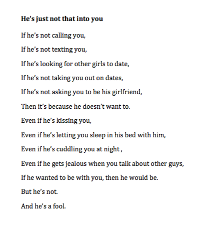 Hes Just Not That Into You Quotes - KibrisPDR