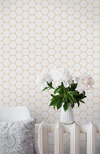 Detail Hexagon Pattern Wallpaper Nomer 19