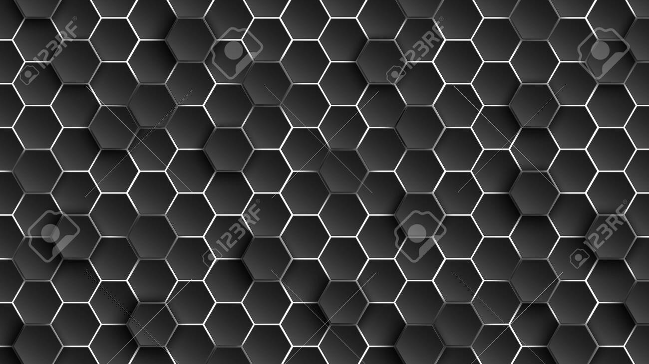 Detail Hexagon Pattern Wallpaper Nomer 28