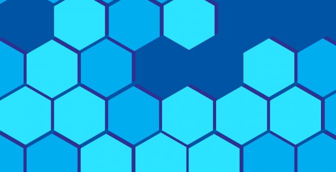 Detail Hexagon Pattern Wallpaper Nomer 35