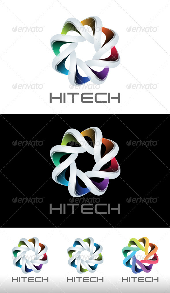 Detail Hi Tech Logo Nomer 3