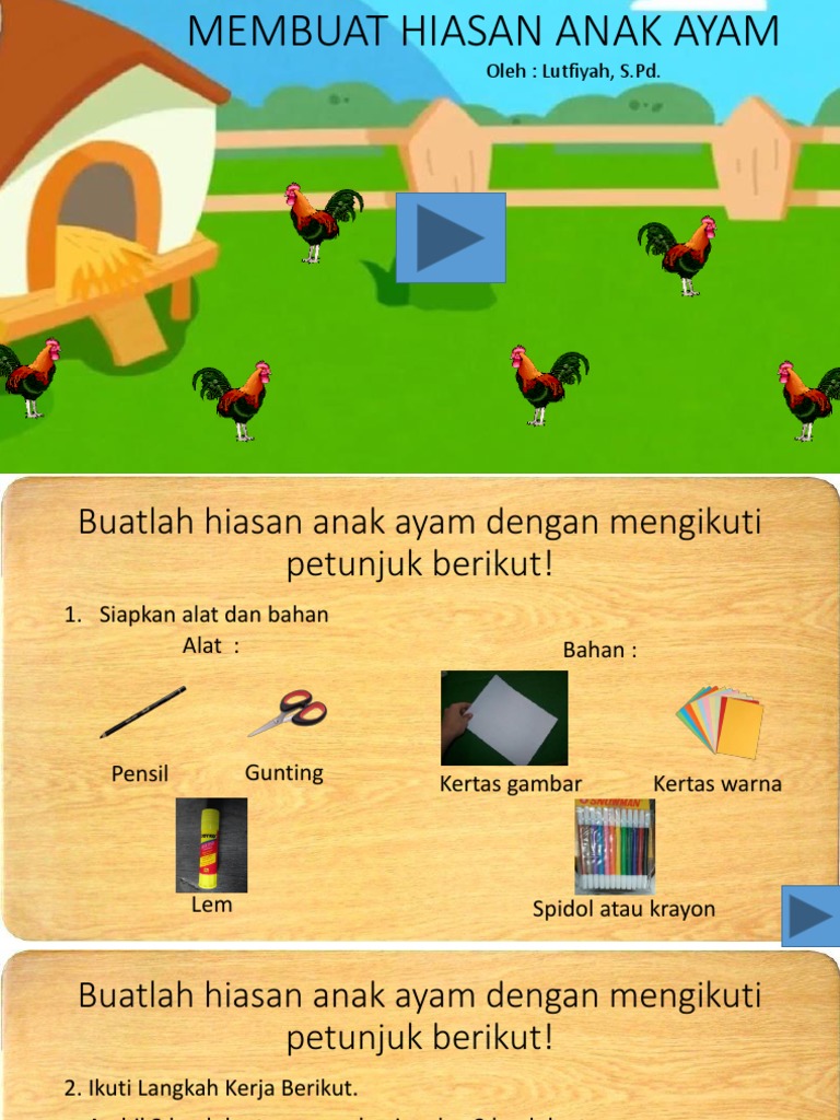 Detail Hiasan Anak Ayam Dari Kertas Warna Nomer 10