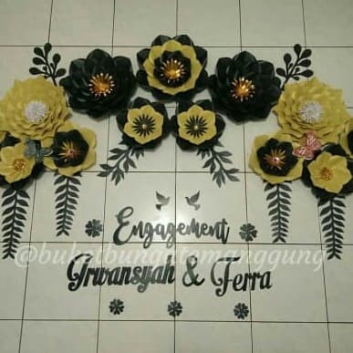Detail Hiasan Bunga Kertas Nomer 14