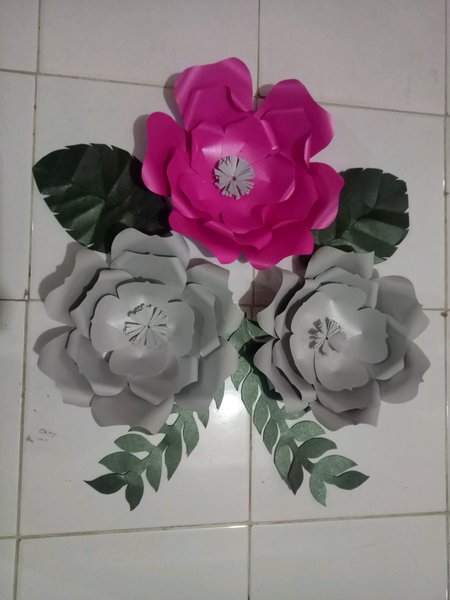 Detail Hiasan Bunga Kertas Nomer 16
