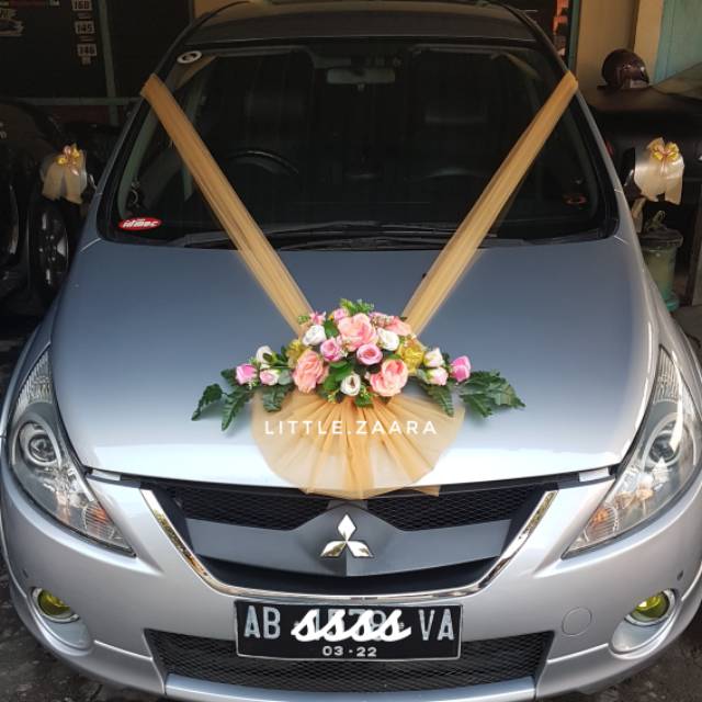 Detail Hiasan Bunga Mobil Pengantin Nomer 21