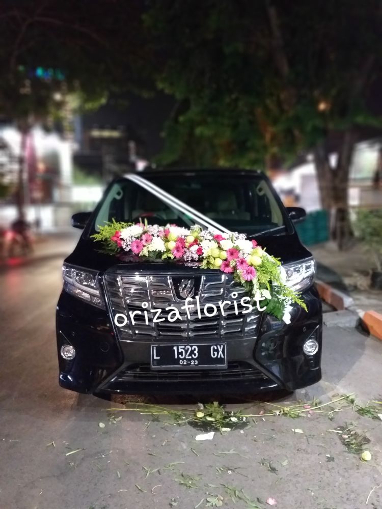 Detail Hiasan Bunga Mobil Pengantin Nomer 49