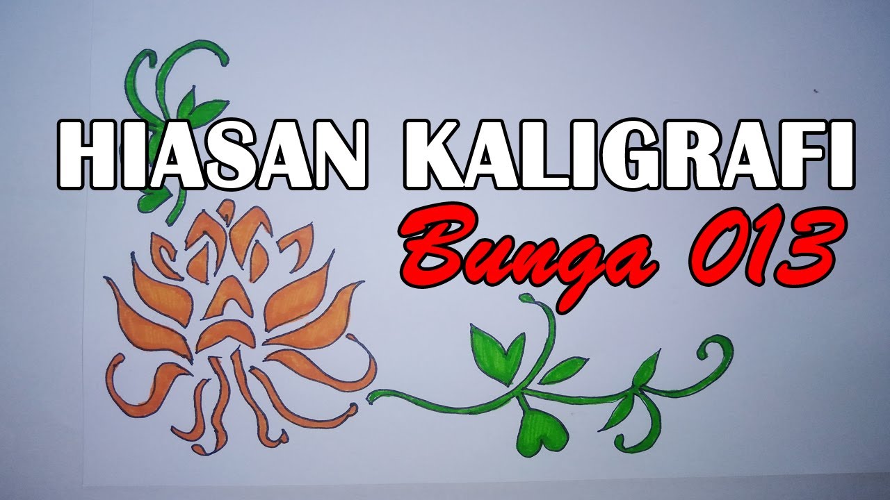 Detail Hiasan Bunga Untuk Kaligrafi Nomer 33