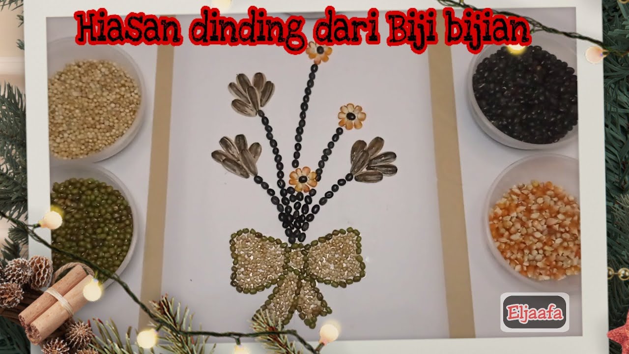 Detail Hiasan Dari Biji Bijian Nomer 15