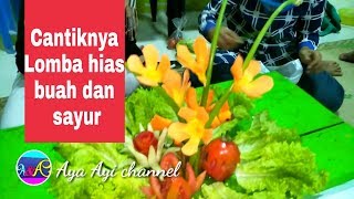 Detail Hiasan Dari Sayuran Dan Buah Nomer 17