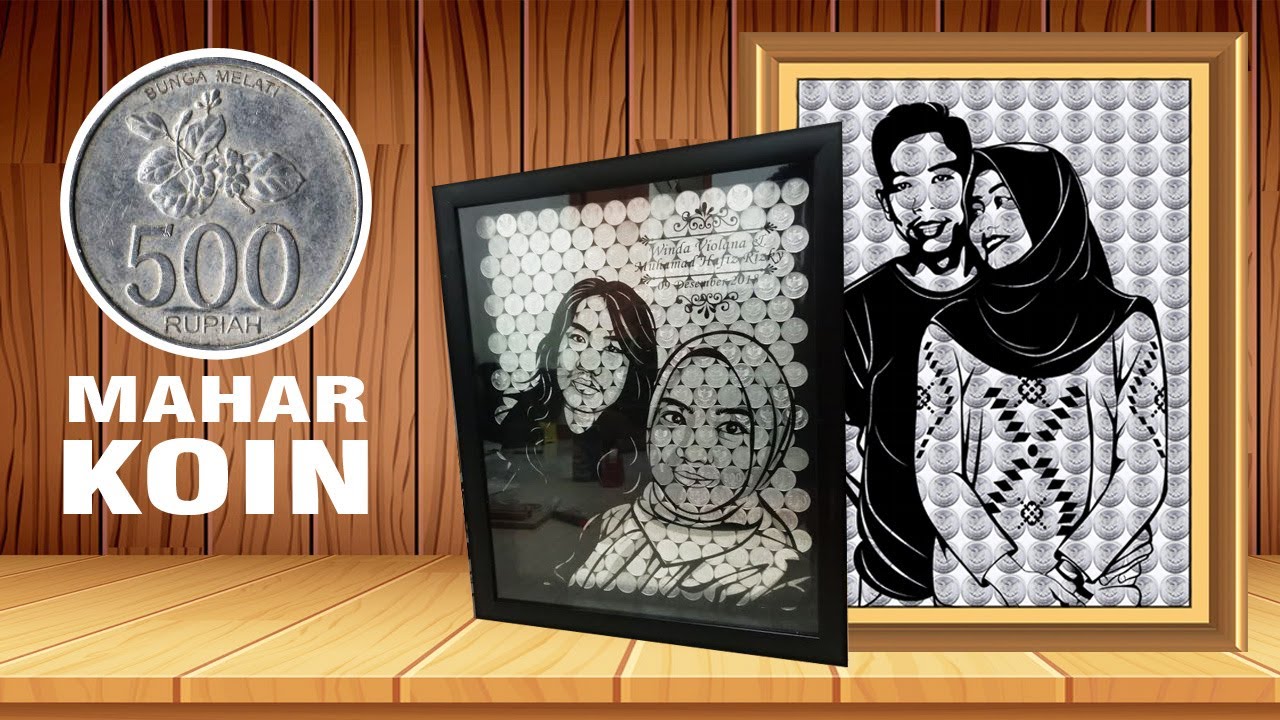 Detail Hiasan Dari Uang Logam Nomer 28