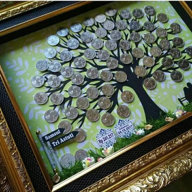 Detail Hiasan Dari Uang Logam Nomer 43
