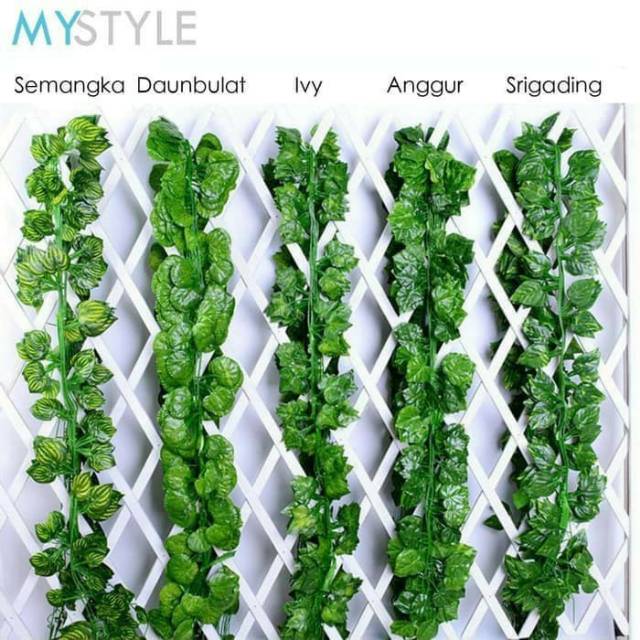 Detail Hiasan Daun Plastik Nomer 12