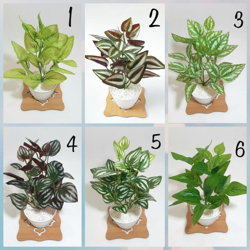 Detail Hiasan Daun Plastik Nomer 22