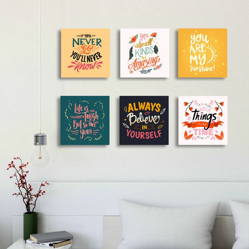 Detail Hiasan Dinding Berupa Quotes Nomer 25