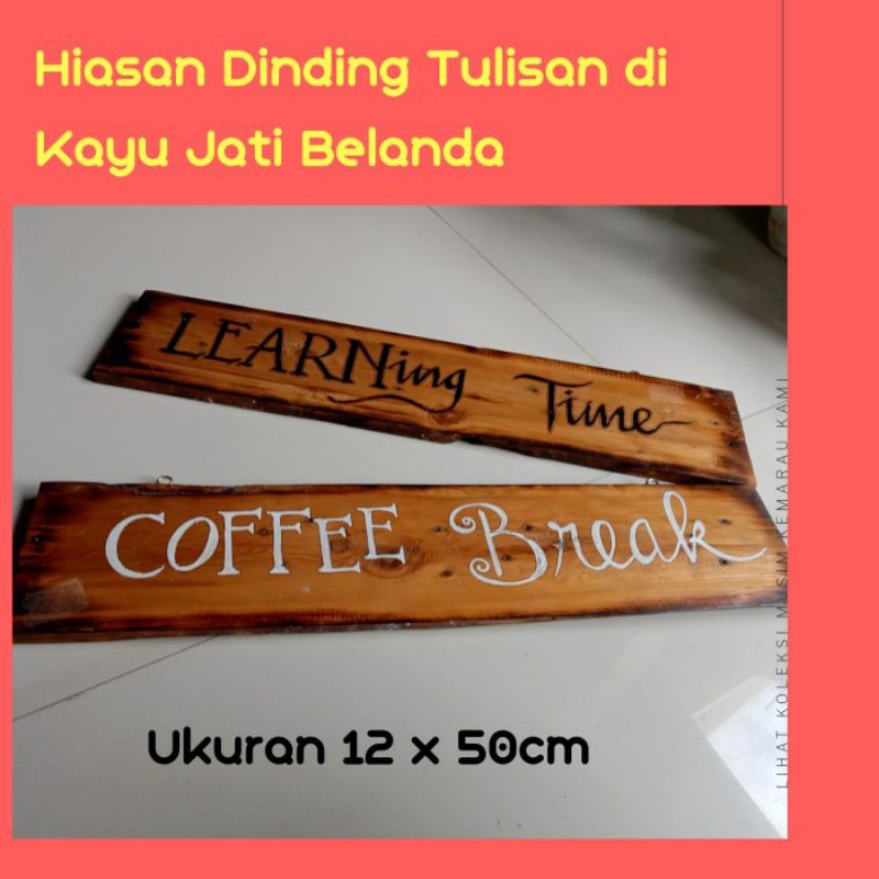 Detail Hiasan Dinding Dari Kayu Tulisan Nomer 24