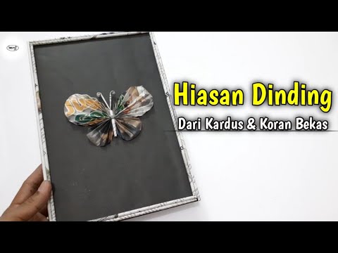 Detail Hiasan Dinding Dari Koran Bekas Nomer 3