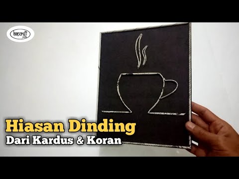 Detail Hiasan Dinding Dari Koran Dan Kardus Nomer 3