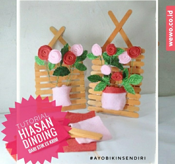 Detail Hiasan Dinding Dari Stik Es Krim Nomer 15