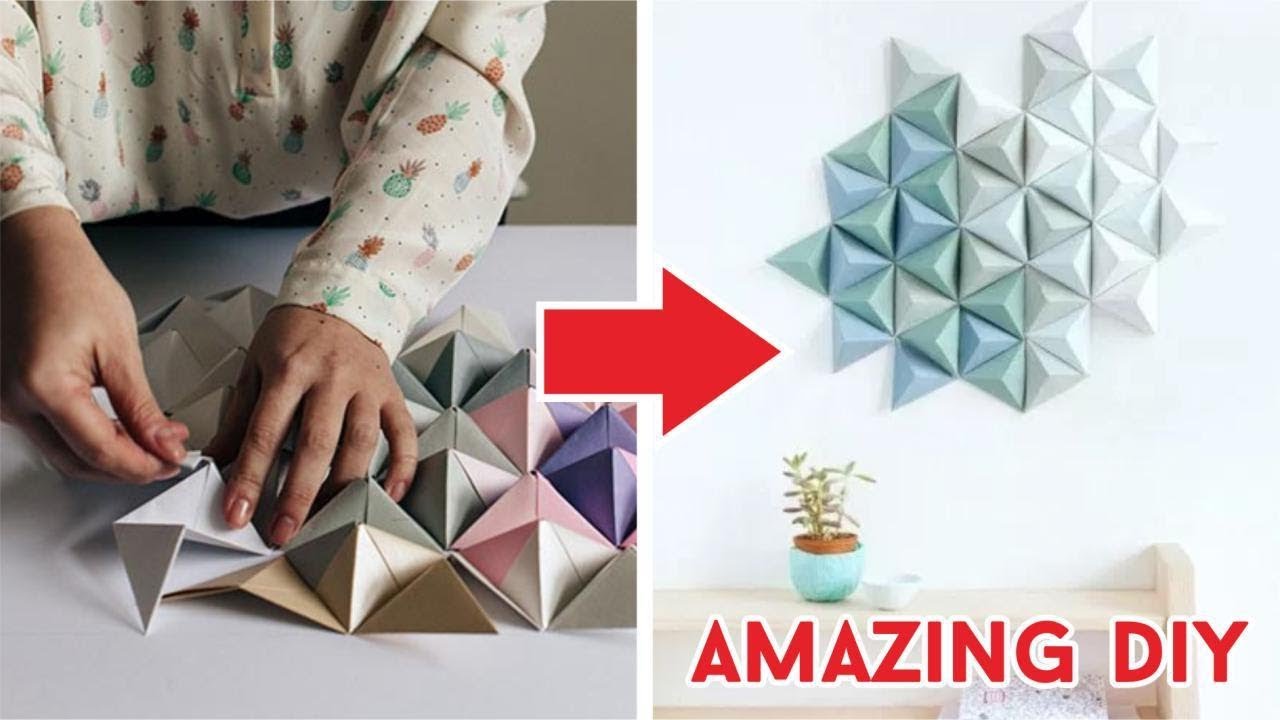 Detail Hiasan Dinding Dengan Origami Nomer 2