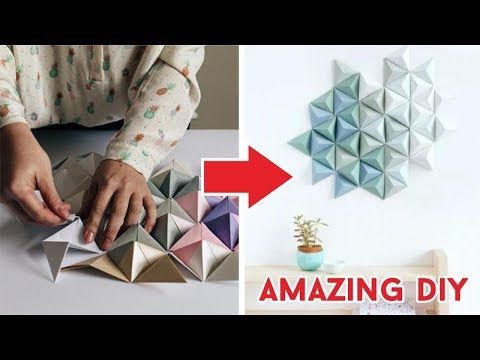 Detail Hiasan Dinding Dengan Origami Nomer 22
