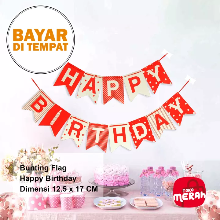 Detail Hiasan Dinding Happy Birthday Nomer 41