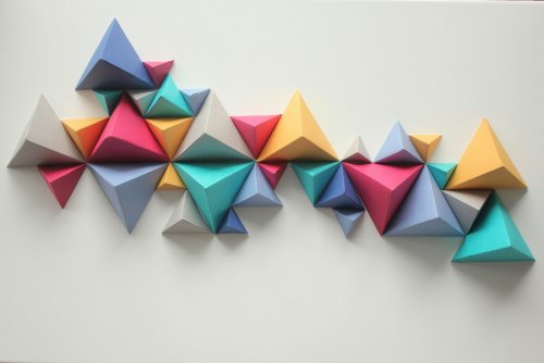 Detail Hiasan Dinding Kertas Origami Nomer 26