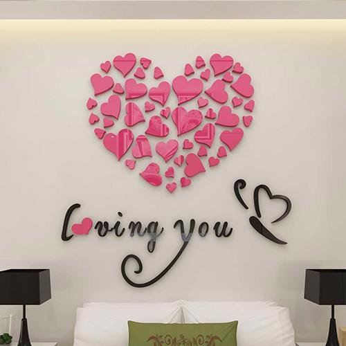 Detail Hiasan Dinding Love Nomer 22