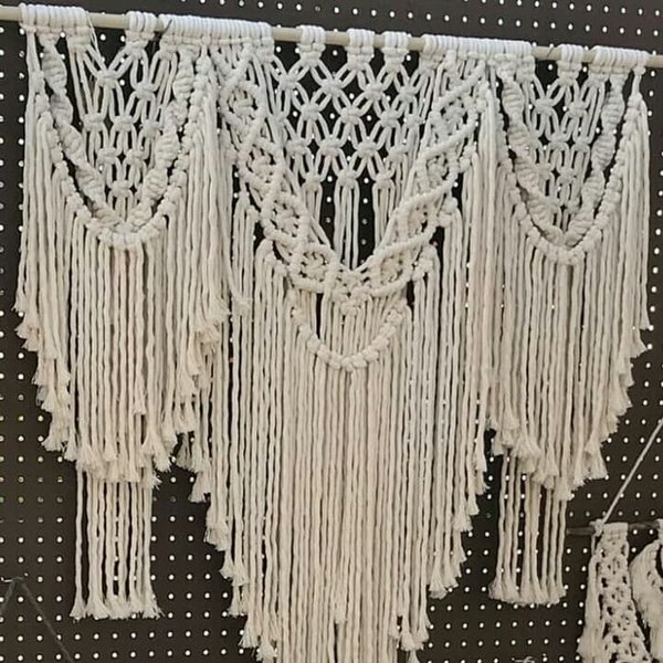 Detail Hiasan Dinding Macrame Tali Kur Nomer 13