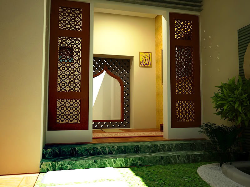 Detail Hiasan Dinding Mushola Rumah Nomer 17