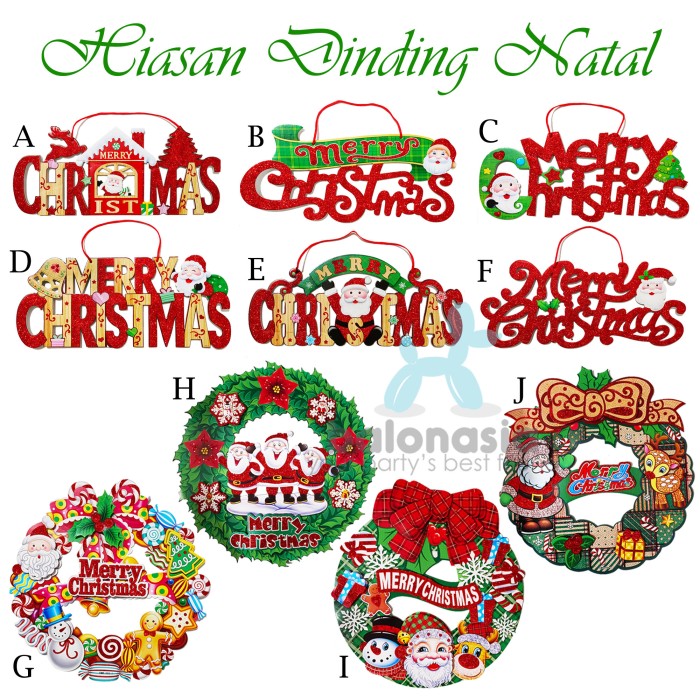 Detail Hiasan Dinding Natal Nomer 27