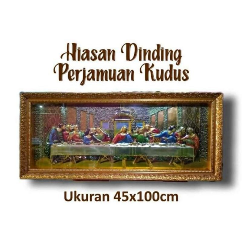 Detail Hiasan Dinding Perjamuan Kudus Nomer 24