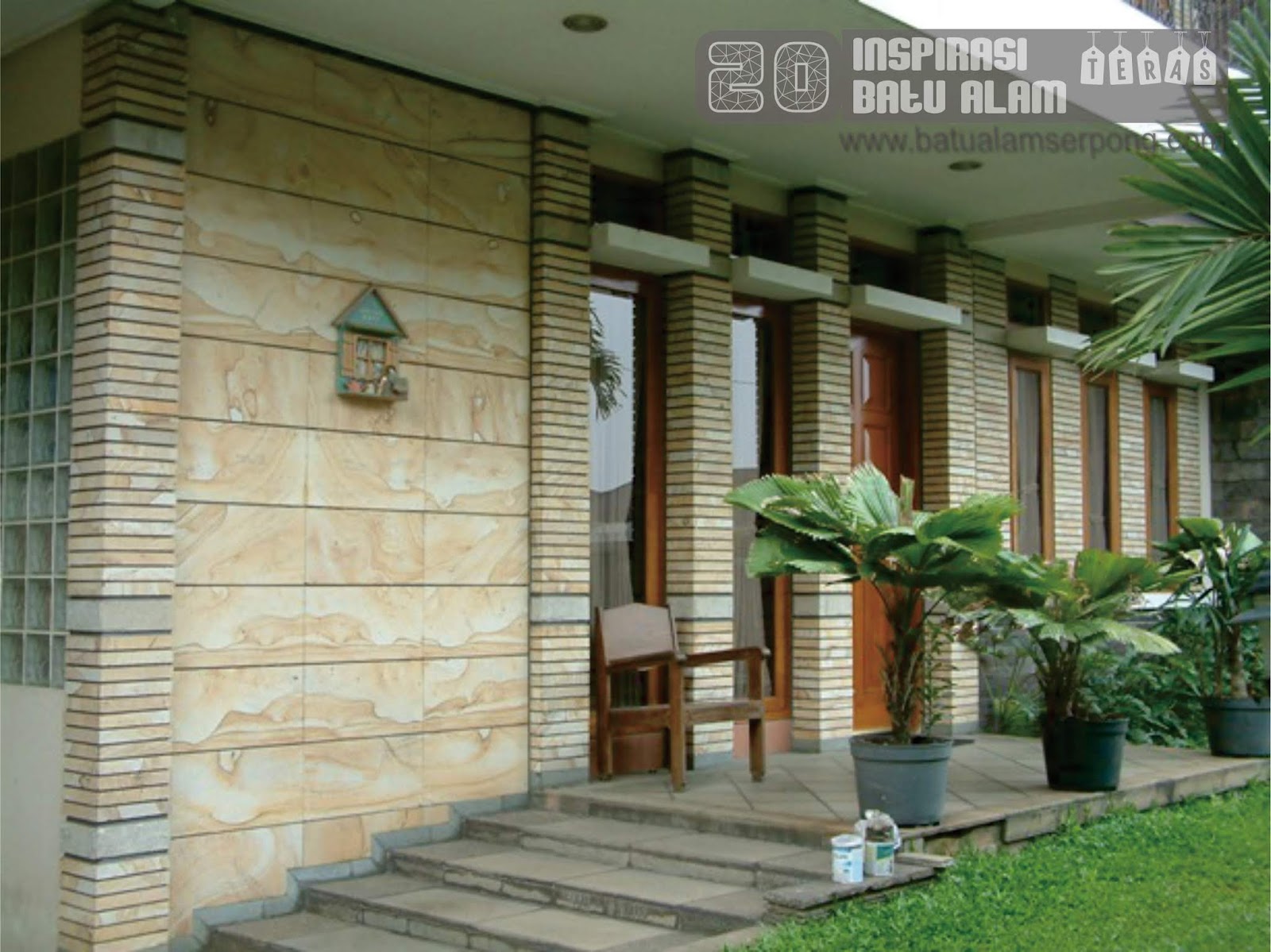 Detail Hiasan Dinding Teras Depan Rumah Nomer 44