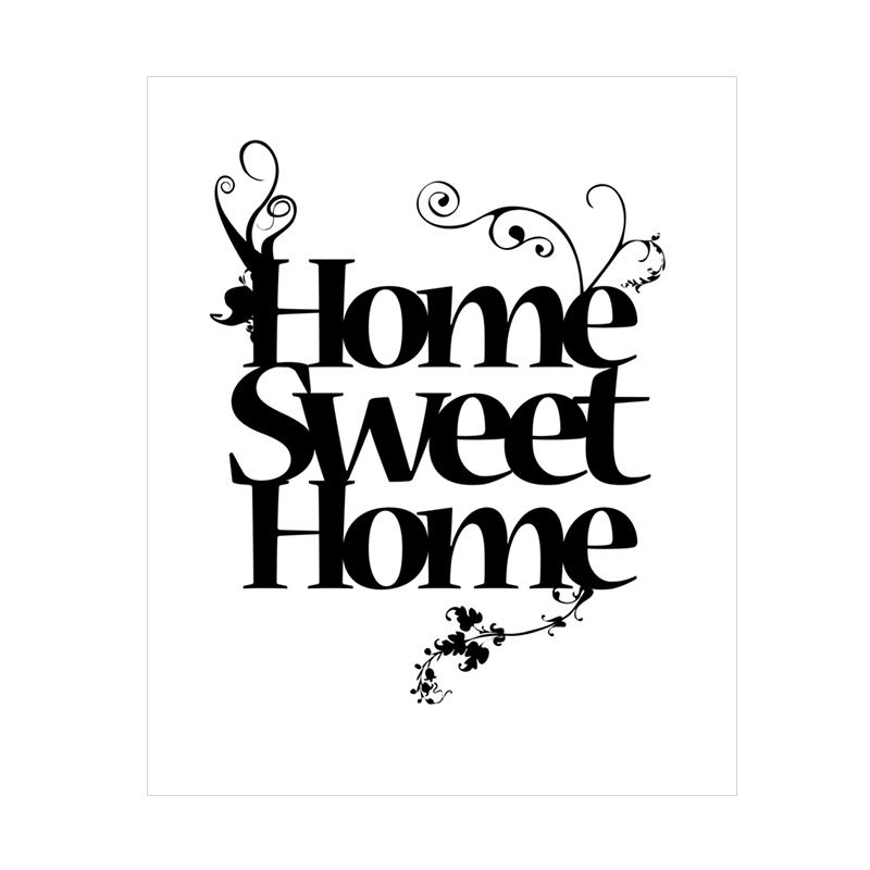 Detail Hiasan Dinding Tulisan Home Sweet Home Nomer 50