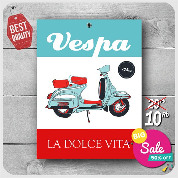 Detail Hiasan Dinding Vespa Nomer 30