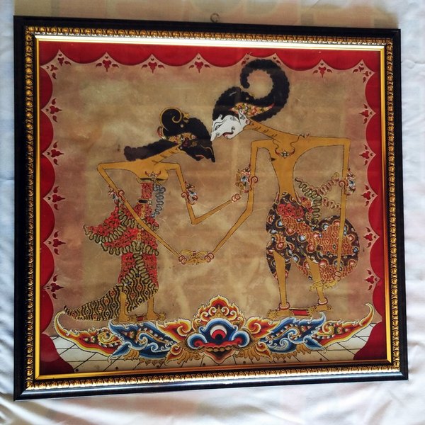 Detail Hiasan Dinding Wayang Nomer 22