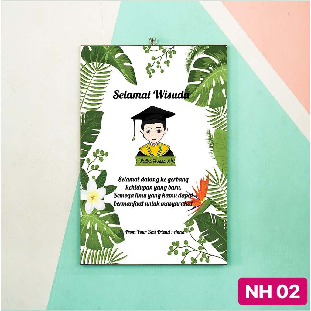 Detail Hiasan Dinding Wisuda Nomer 2