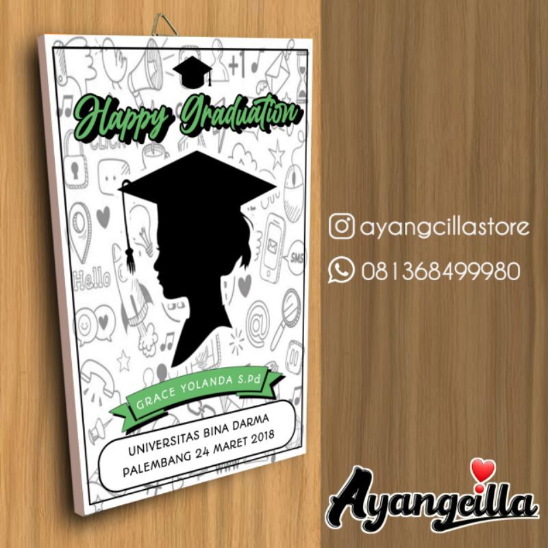 Detail Hiasan Dinding Wisuda Nomer 17