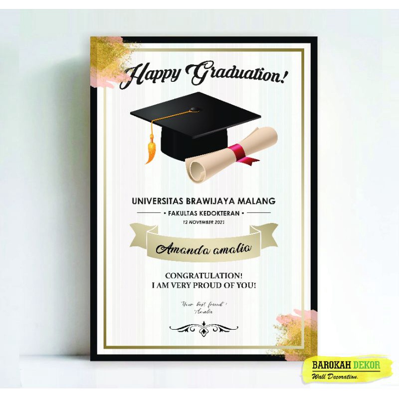 Detail Hiasan Dinding Wisuda Nomer 24