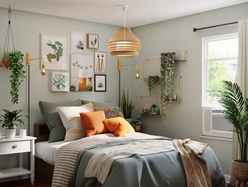 Detail Hiasan Foto Kamar Nomer 24