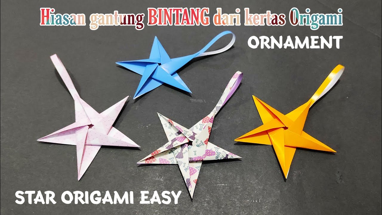 Detail Hiasan Gantung Dari Kertas Origami Nomer 49