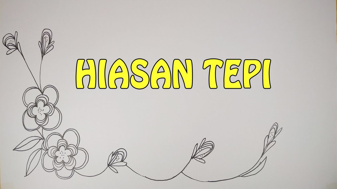 Detail Hiasan Garis Tepi Kaligrafi Yang Mudah Nomer 20