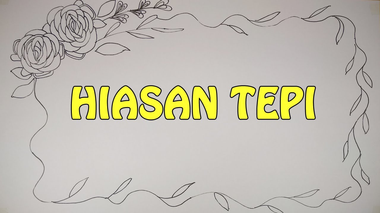 Detail Hiasan Garis Tepi Kaligrafi Yang Mudah Nomer 6