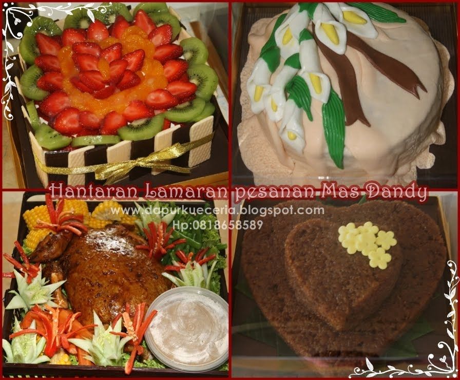 Detail Hiasan Hantaran Kue Lamaran Nomer 4