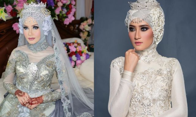 Detail Hiasan Hijab Pengantin Nomer 40