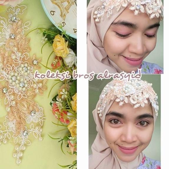 Detail Hiasan Hijab Pesta Nomer 39